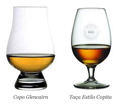 Copo Glencairn e Taça Estilo Copita